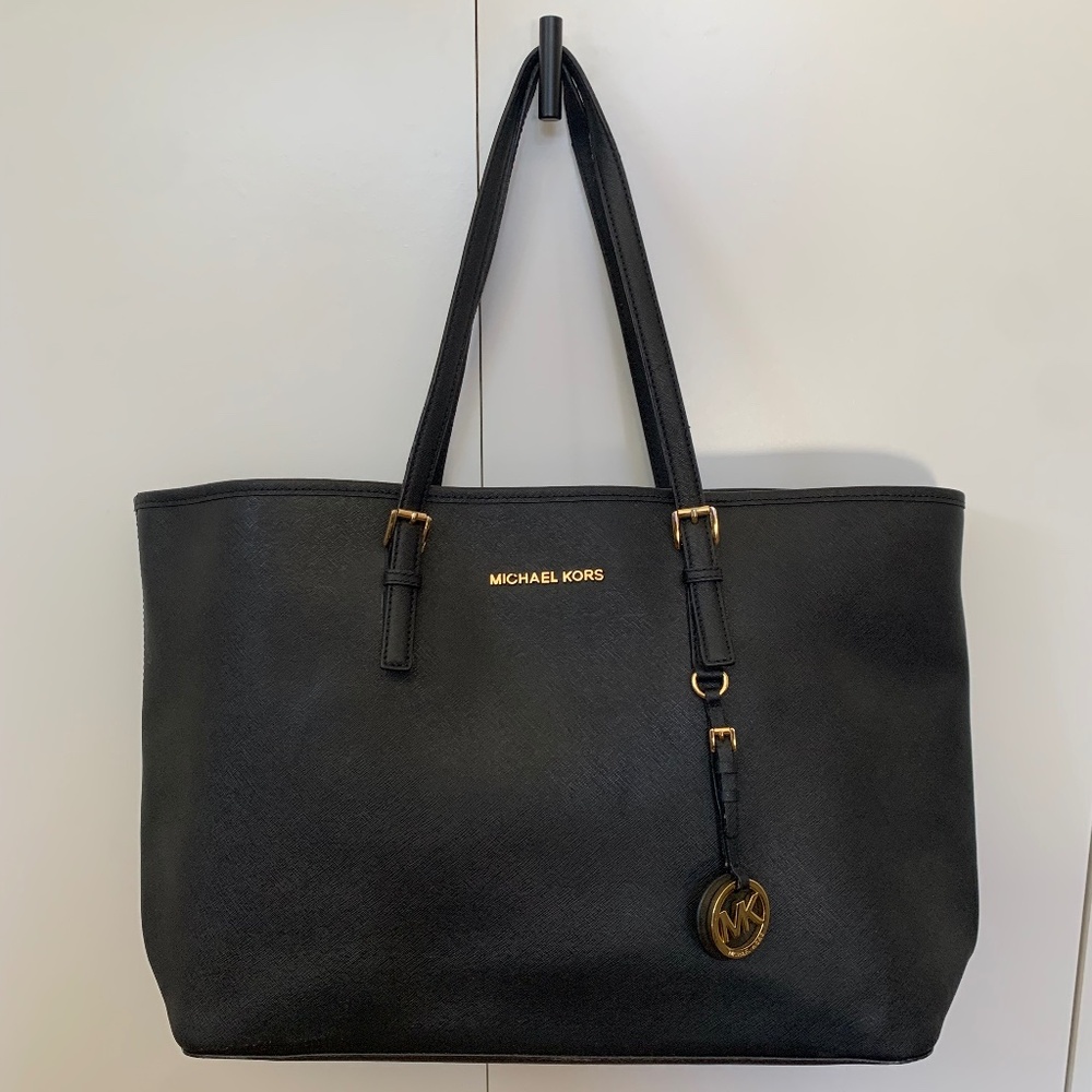 Michael Kors Black Leather Purse